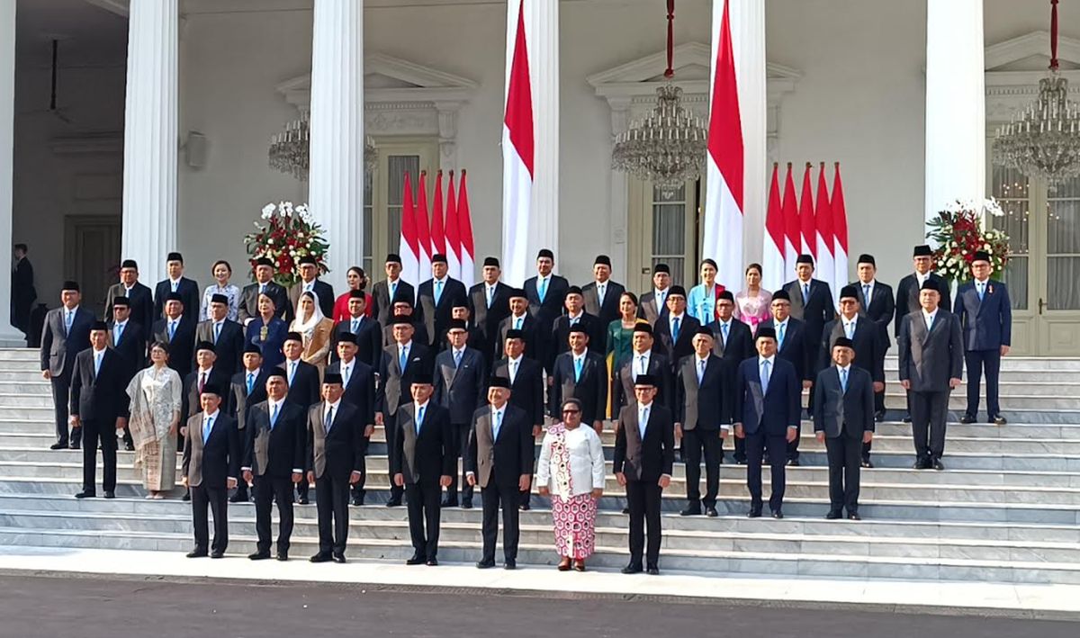 Resmi! Presiden Prabowo Lantik Seskab dan Wakil Menteri Kabinet Merah Putih 2024-2029