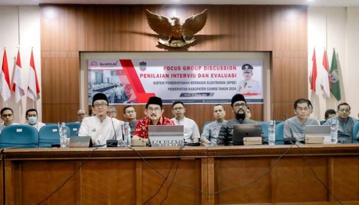 Tingkatkan Pelayanan Publik, Pj. Bupati Ciamis Buka Evaluasi Interviu SPBE