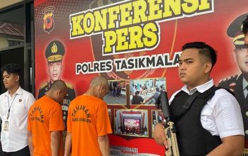Polisi Ringkus Dua Residivis Spesialis Pencurian Ternak di Tasikmalaya